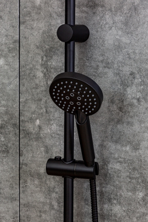 Душевая стойка Orange O-Shower OW02b черный матовый